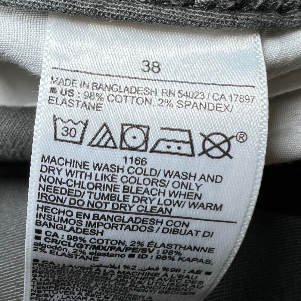 Old Navy Lived In Straight Cargo Shorts Mens 38 Grey Built In Flex Pockets - Picture 7 of 16
